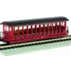 Trains|Bachmann 19397 N Painted & Unlettered Jackson Sharp Exc. Car (Burgunday, Black) - Model Train Junction: Quality Parts and Art Supplies