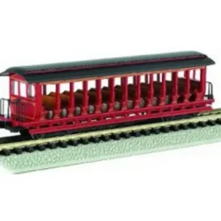 Trains|Bachmann 19397 N Painted & Unlettered Jackson Sharp Exc. Car (Burgunday, Black) - Model Train Junction: Quality Parts and Art Supplies