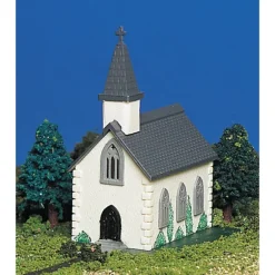 Trains|Bachmann 45815 N Plasticville Assembled Country Church Hand Decorated - Model Train Junction: Quality Parts and Art Supplies