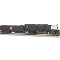Trains|Bachmann 58158 N Rock Island 4-8-4 Northern Steam Locomotive w/52' Tender #5113 - Model Train Junction: Quality Parts and Art Supplies