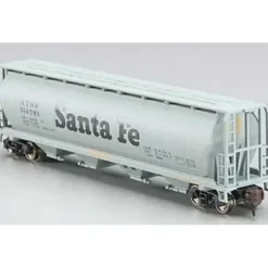 Trains|Bachmann 19152 N Santa Fe 4 Bay Cylindrical Grain Hopper - Model Train Junction: Quality Parts and Art Supplies