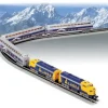 Trains|Bachmann 24010 N Scale Alaska McKinley Explorer Diesel Starter Train Set - Model Train Junction: Quality Parts and Art Supplies