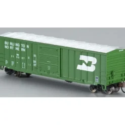 Trains|Bachmann 19656 N Scale Burlington Northern ACF 50' with Sliding-Door Boxcar - Model Train Junction: Quality Parts and Art Supplies