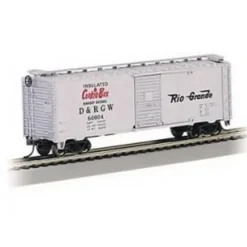 Trains|Bachmann 70089 N Scale Denver & Rio Grande Western Cookie Box 40' Boxcar #60004 - Model Train Junction: Quality Parts and Art Supplies