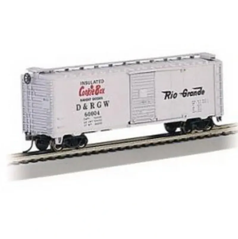 Trains|Bachmann 70089 N Scale Denver & Rio Grande Western Cookie Box 40' Boxcar #60004 - Model Train Junction: Quality Parts and Art Supplies