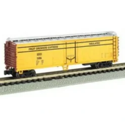 Trains|Bachmann 70990 N Scale Fruit Growers Express 50' Steel Reefer - Model Train Junction: Quality Parts and Art Supplies