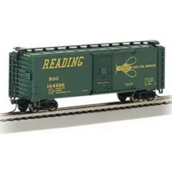 Trains|Bachmann 70060 N Scale Reading 40' Box Car #104226 - Model Train Junction: Quality Parts and Art Supplies