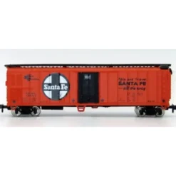 Trains|Bachmann 55360 N Scale Santa Fe Single Door Boxcar - Model Train Junction: Quality Parts and Art Supplies