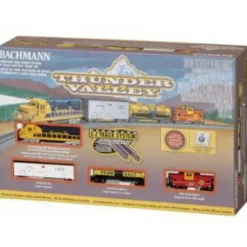 Trains|Bachmann 24013 N Scale Santa Fe Thunder Valley Diesel Starter Freight Train Set - Model Train Junction: Quality Parts and Art Supplies
