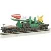 Trains|Bachmann 71391 N Scale USAF 52' Flatcar with Missile #113202 - Model Train Junction: Quality Parts and Art Supplies