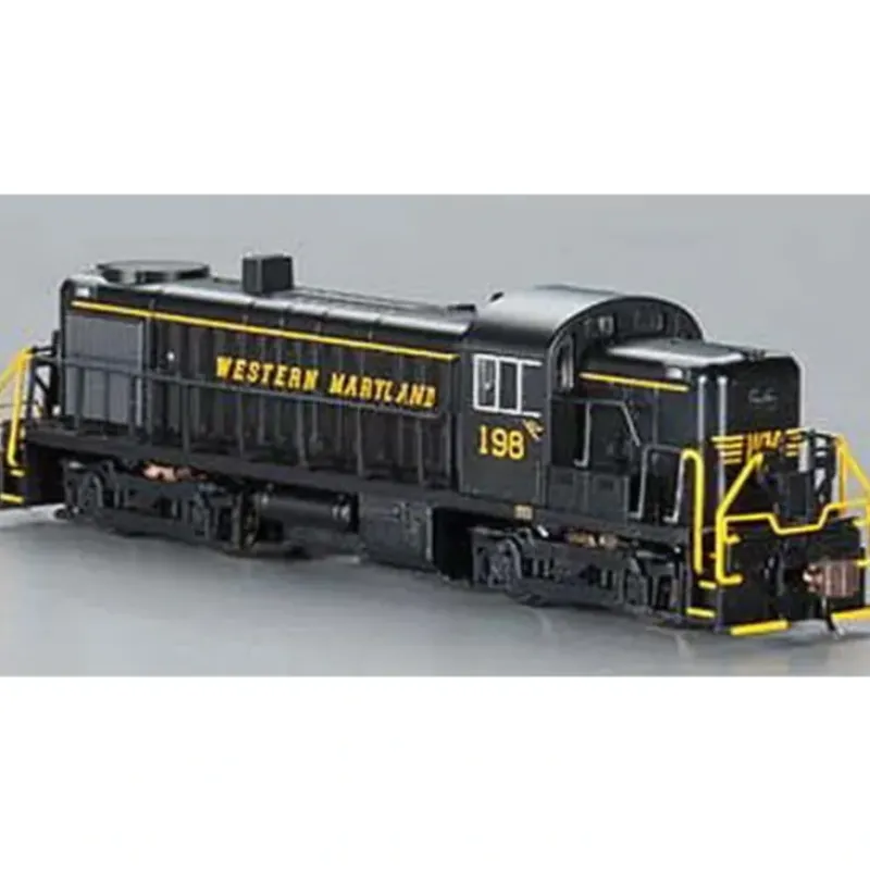 Trains|Bachmann 64253 N Scale Western Maryland Alco RS-3 Diesel Locomotive #198 w/DCC - Model Train Junction: Quality Parts and Art Supplies
