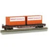 Trains|Bachmann 18966 N Seaboard System Flatcar w/Containers - Model Train Junction: Quality Parts and Art Supplies
