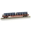 Trains|Bachmann 18969 N Seaboard System Flatcar w/Steel Load - Model Train Junction: Quality Parts and Art Supplies
