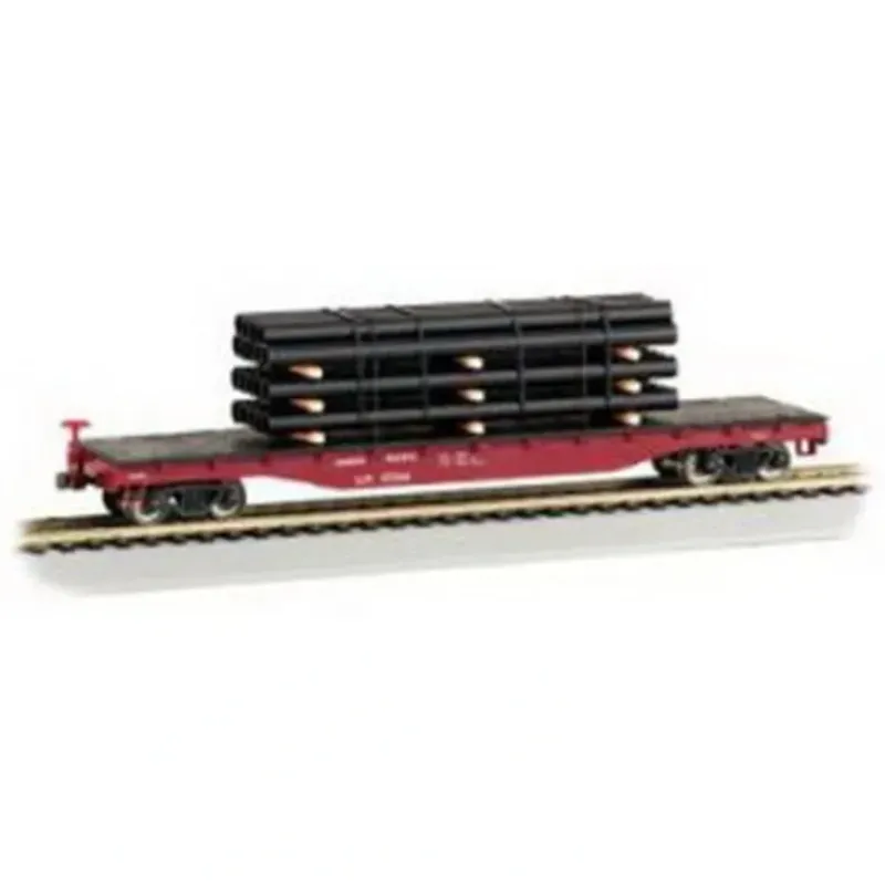 Trains|Bachmann 18973 N Union Pacific Flat Car w/Pipes - Model Train Junction: Quality Parts and Art Supplies