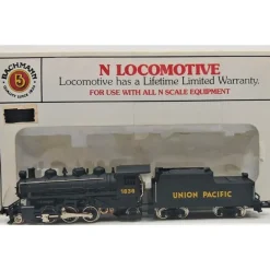 Trains|Bachmann 51551 N Union Pacific 2-6-2 Prairie Steam Locomotive & Tender #1836 - Model Train Junction: Quality Parts and Art Supplies