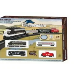 Trains|Bachmann 00691 Norfolk Southern Thoroughbred HO Gauge Diesel Starter Train Set - Model Train Junction: Quality Parts and Art Supplies