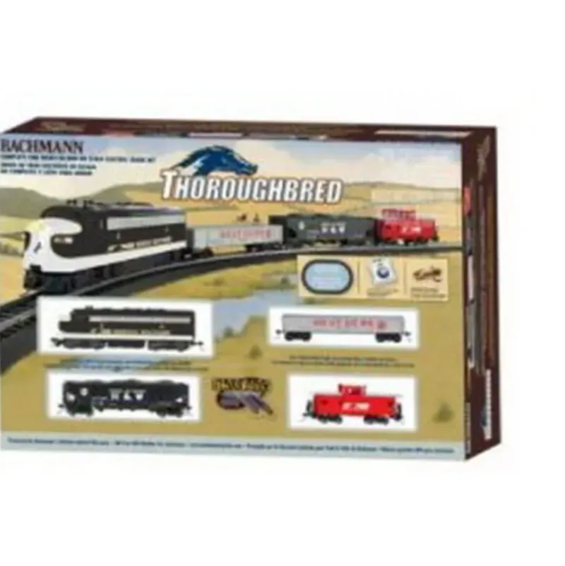 Trains|Bachmann 00691 Norfolk Southern Thoroughbred HO Gauge Diesel Starter Train Set - Model Train Junction: Quality Parts and Art Supplies
