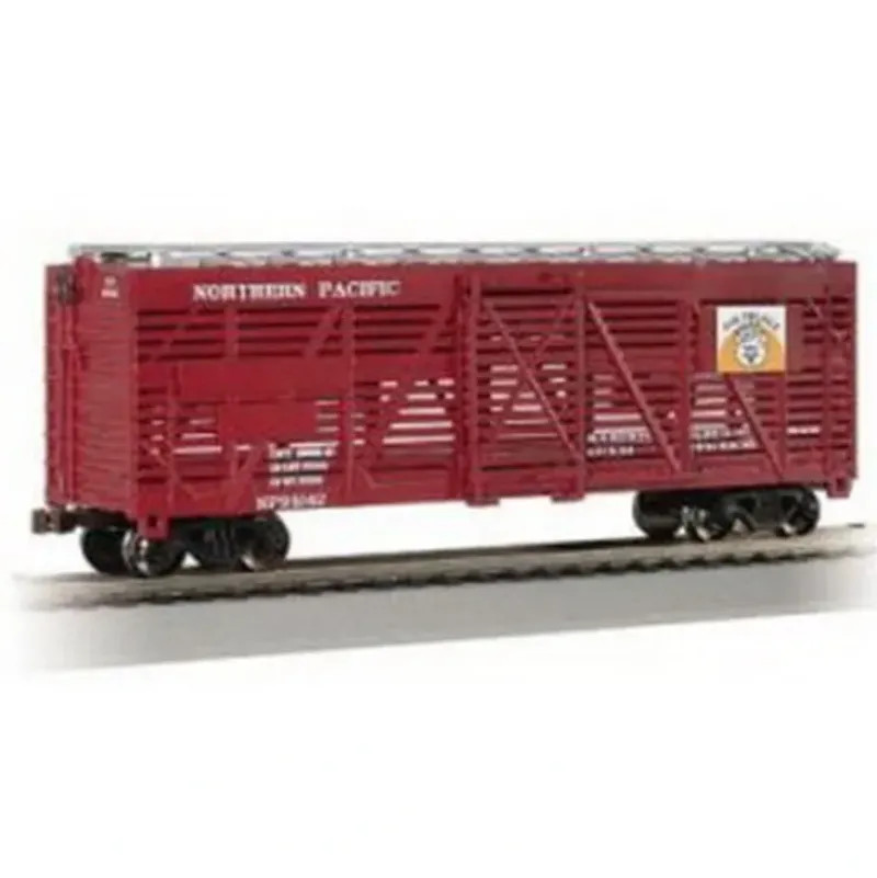 Trains|Bachmann 71584 NP 40' Stock Car - Model Train Junction: Quality Parts and Art Supplies