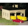 Trains|Bachmann 45610 O Plasticville Fire House with Vehicles Kit - Model Train Junction: Quality Parts and Art Supplies