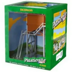 Trains|Bachmann 45301 O Plasticville Built-Up Coaling Tower Building - Model Train Junction: Quality Parts and Art Supplies