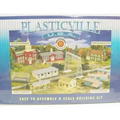 Trains|Bachmann 45622 O Plasticville Two-Story House Kit - Model Train Junction: Quality Parts and Art Supplies