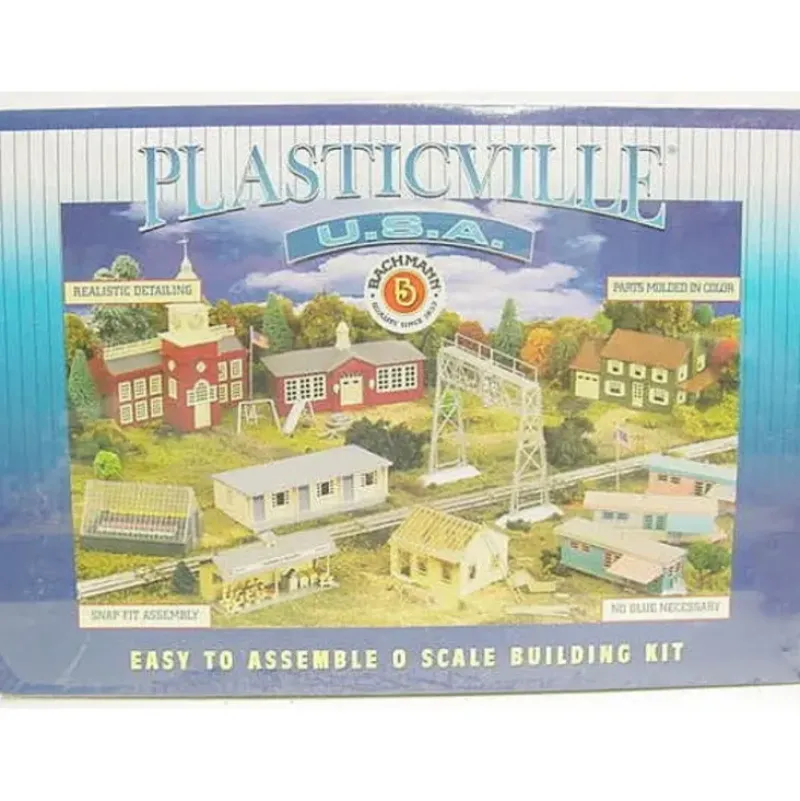 Trains|Bachmann 45622 O Plasticville Two-Story House Kit - Model Train Junction: Quality Parts and Art Supplies