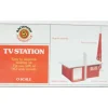 Trains|Bachmann 45964 O Plasticville TV Station Classic Snap-Fit Building Kit - Model Train Junction: Quality Parts and Art Supplies