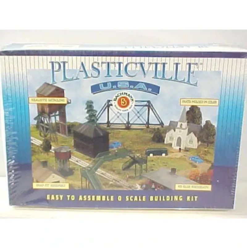 Trains|Bachmann 45976 O Plasticville Union Station Building Kit - Model Train Junction: Quality Parts and Art Supplies