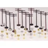 Trains|Bachmann 45989 O Plasticville Signs & Telephone Poles Classic Kit - Model Train Junction: Quality Parts and Art Supplies