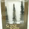 Trains|Bachmann 32203 O Scene Scapes 8"-10" Conifer Trees (Set of 3) - Model Train Junction: Quality Parts and Art Supplies