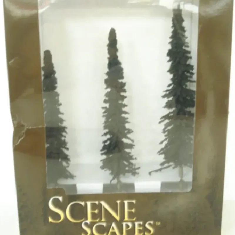Trains|Bachmann 32203 O Scene Scapes 8"-10" Conifer Trees (Set of 3) - Model Train Junction: Quality Parts and Art Supplies