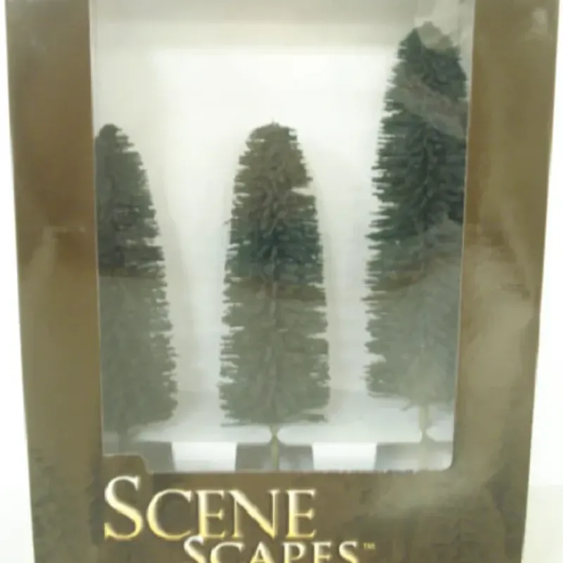 Trains|Bachmann 32205 O Scene Scapes 8"-10" Cedar Trees (Set of 3) - Model Train Junction: Quality Parts and Art Supplies