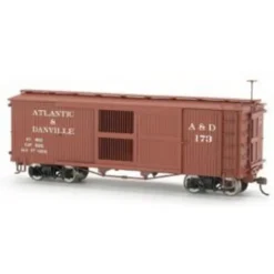 Trains|Bachmann 27638 On30 Atlantic & Danville Ventilated Box Car #173 - Model Train Junction: Quality Parts and Art Supplies
