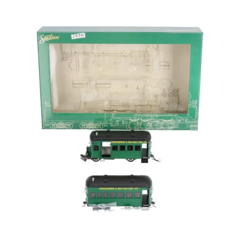 Trains|Bachmann 28457 On30 Greenbrier & Big Run Lumber Co. Railbus & Trailer w/DCC - Model Train Junction: Quality Parts and Art Supplies