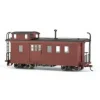 Trains|Bachmann 26798 On30 Oxide Red Side Door Wooden Caboose with Interior Light - Model Train Junction: Quality Parts and Art Supplies