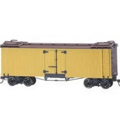 Trains|Bachmann 27499 On30 Painted & Unlettered Billboard Reefer (yellow, brown) - Model Train Junction: Quality Parts and Art Supplies