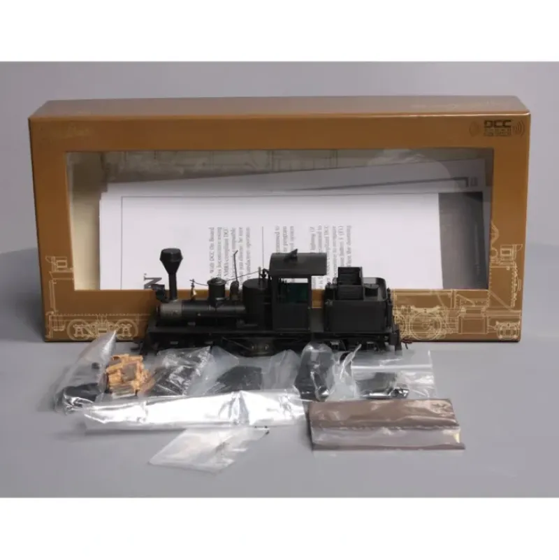 Trains|Bachmann 28501 On30 Painted & Unlettered T-Boiler Two-Truck Shay w/Sound & DCC - Model Train Junction: Quality Parts and Art Supplies