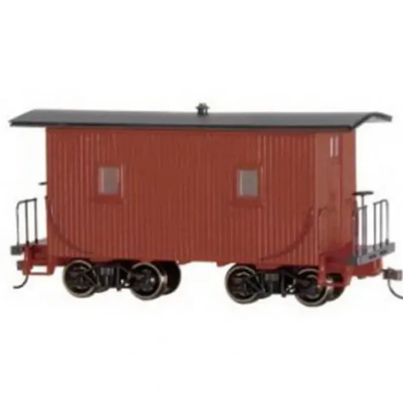 Trains|Bachmann 27798 On30 Painted & Unlettered Caboose w/Round Roof & Lighted Interior - Model Train Junction: Quality Parts and Art Supplies