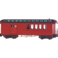 Trains|Bachmann 26198 On30 Painted & Unlettered Combine w/Lighted Interior Car - Model Train Junction: Quality Parts and Art Supplies