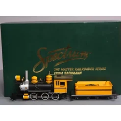 Trains|Bachmann 25249 On30 Painted & Unlettered Bumble Bee 2-6-0 Mogul Steam Locomotive - Model Train Junction: Quality Parts and Art Supplies