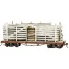 Trains|Bachmann 26877 On30 Sandy River & Rangeley Lake Pulpwood Car w/ Cast Resin Load - Model Train Junction: Quality Parts and Art Supplies