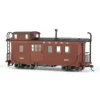 Trains|Bachmann 26777 On30 Sandy River & Rangeley Wooden Caboose w/Interior Light - Model Train Junction: Quality Parts and Art Supplies