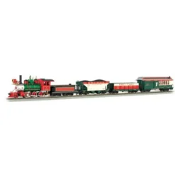 Trains|Bachmann 25019 On30 Santa''s Express Steam Passenger Trainset - Model Train Junction: Quality Parts and Art Supplies
