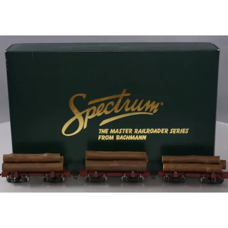 Trains|Bachmann 27391 On30 Scale Skeleton Log Car Set with Logs - Model Train Junction: Quality Parts and Art Supplies