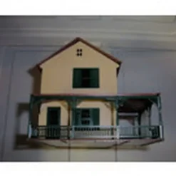 Trains|Bachmann 45971 Plasticville Two Story House Kit - Model Train Junction: Quality Parts and Art Supplies