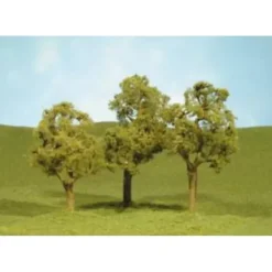 Trains|Bachmann 32008 3"-4" Elm Trees Scene Scapes (Pack of 3) - Model Train Junction: Quality Parts and Art Supplies