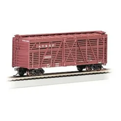 Trains|Bachmann 71582 Santa Fe 40' Stock Car - Model Train Junction: Quality Parts and Art Supplies