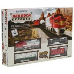 Trains|Bachmann 00678 Santa Fe Red Rock Express HO Gauge Diesel Train Set - Model Train Junction: Quality Parts and Art Supplies