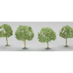 Trains|Bachmann 32113 Scene Scapes 2 1/4"-2 1/2" Oak Trees (Set of 4) - Model Train Junction: Quality Parts and Art Supplies