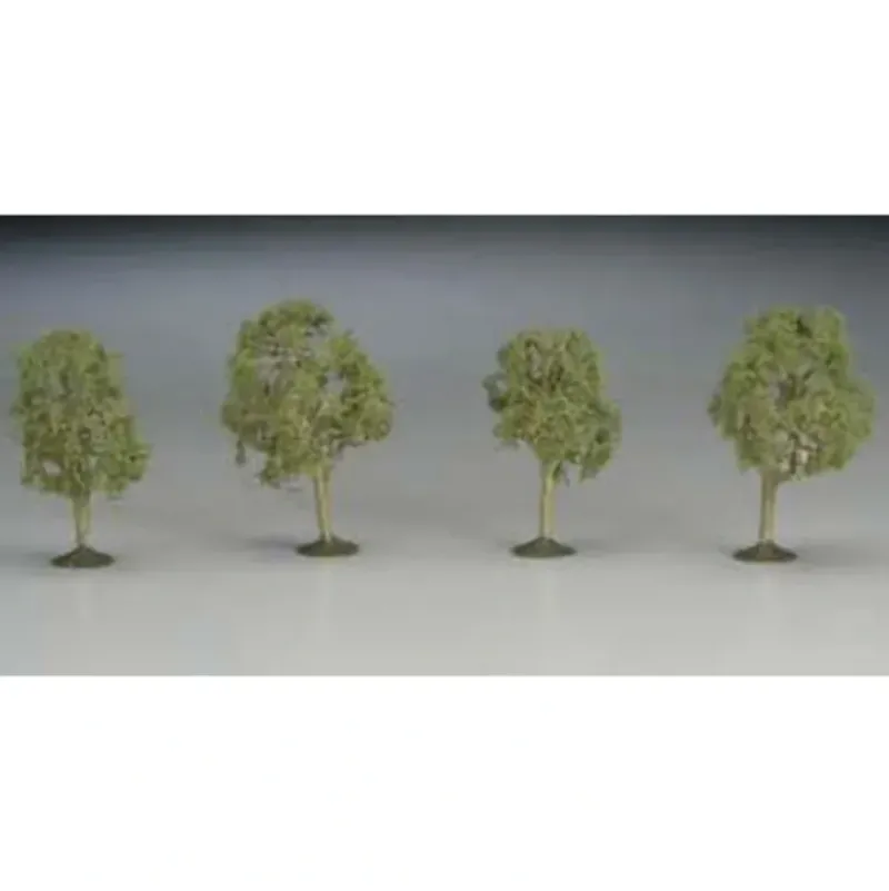 Trains|Bachmann 32108 Scene Scapes 2.5"-2.75" Elm Trees (Set of 4) - Model Train Junction: Quality Parts and Art Supplies